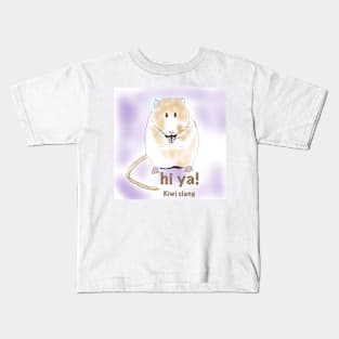 Hi ya! Kiwi slang Kids T-Shirt